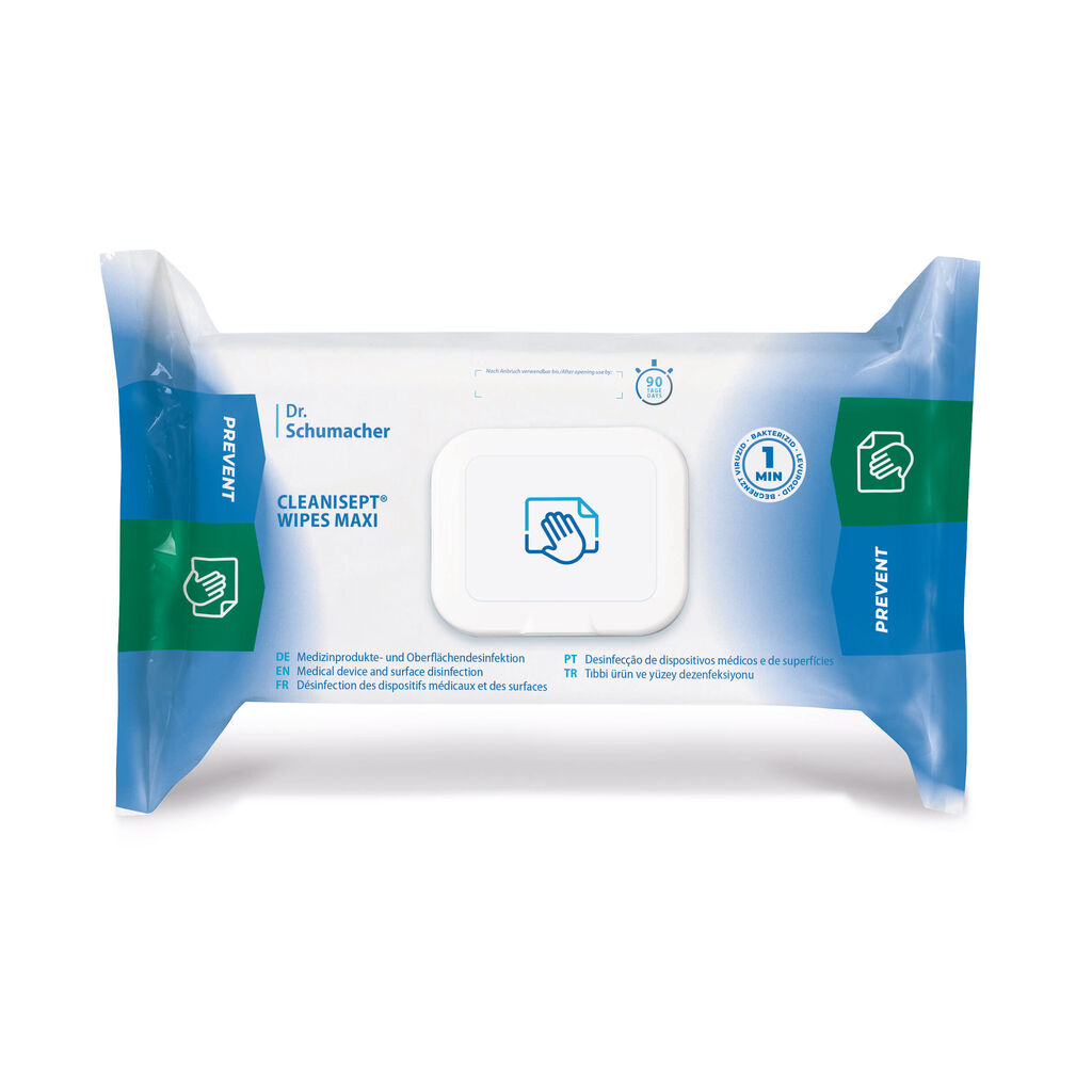 Dr.Schumacher Cleanisept Wipes Maxi 6x100pz - 20 x 22 cm